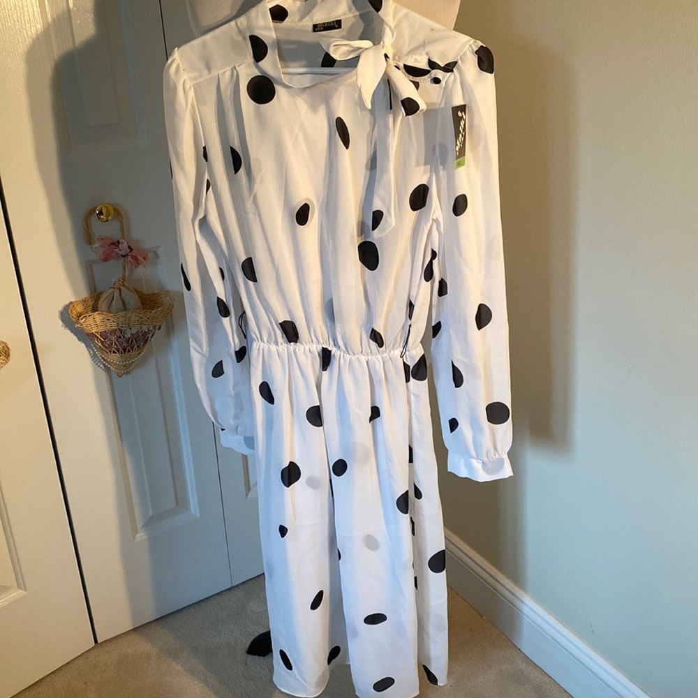 Vintage NWT 1990s Midi Dress by Malki